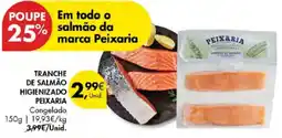 Pingo Doce Tranche de salmão higienizado peixaria promoção