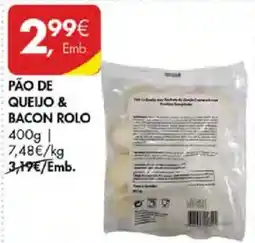 Pingo Doce Pão de queijo & bacon rolo promoção