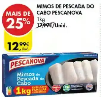 Pingo Doce Mimos de Pescada do Cabo Pescanova promoção