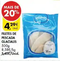 Pingo Doce filetes de pescada glacialis promoção
