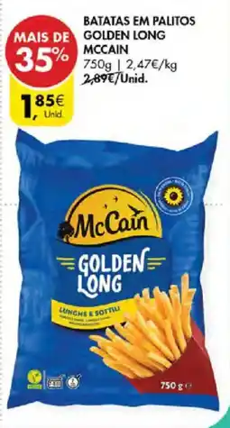 Pingo Doce batatas em palitos golden long mccain promoção