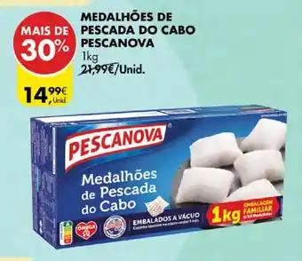 Pingo Doce medalhões de pescada do cabo pescanova promoção