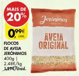 Pingo Doce Flocos de aveia jerónimos promoção
