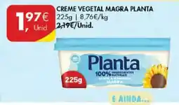 Pingo Doce creme vegetal magra planta promoção