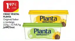 Pingo Doce Creme vegetal planta promoção