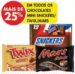 Pingo Doce snickers mini snickers/twix/mars promoção