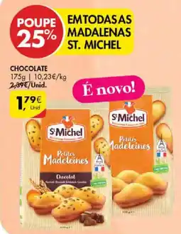 Pingo Doce madalenas st. michel chocolate promoção