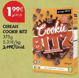 Pingo Doce Cereais cookie bitz promoção