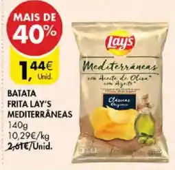 Pingo Doce Batata frita lay's mediterrâneas promoção