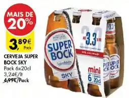 Pingo Doce Cerveja super bock sky promoção