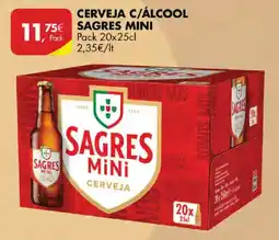 Pingo Doce sagres mini cerveja promoção