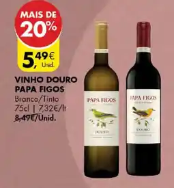 Pingo Doce vinho douro papa figos branco/tinto promoção