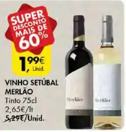 Pingo Doce vinho setúbal merlão promoção