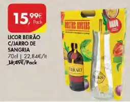 Pingo Doce Licor beirão c/jarro de sangria promoção