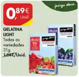Pingo Doce Gelatina light pingo doce promoção