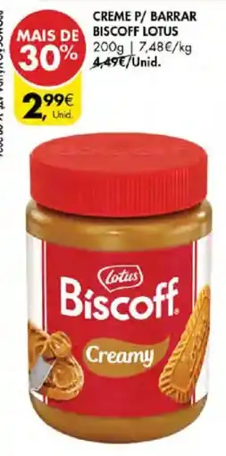 Pingo Doce Biscoff creamy lotus promoção