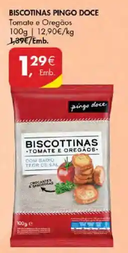 Pingo Doce Biscottinas pingo doce tomate e oregãos promoção