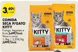 Pingo Doce comida seca p/gato kitty promoção