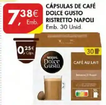 Pingo Doce Cápsulas de café dolce gusto ristretto napoli promoção