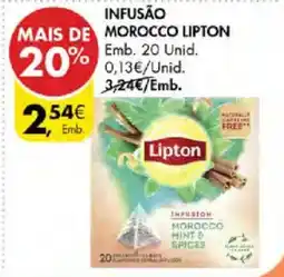 Pingo Doce Infusão morocco lipton promoção