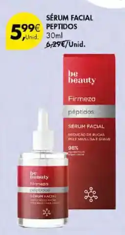 Pingo Doce be beauty sérum facial peptídos promoção