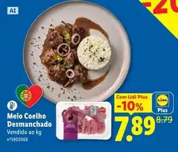 Lidl Meio Coelho Desmanchado promoção