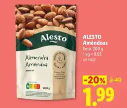 Lidl Alesto Amêndoas promoção