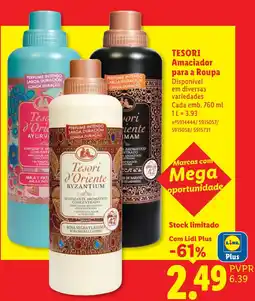 Lidl Tesori Amacidor para a Roupa promoção