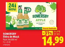 Lidl Somersby Sidra de Maçã promoção