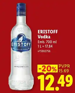 Lidl eristoff vodka promoção