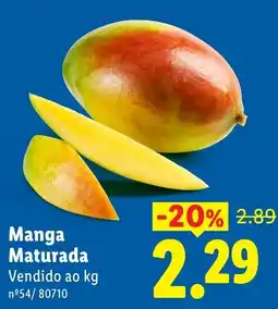 Lidl Manga Maturada promoção