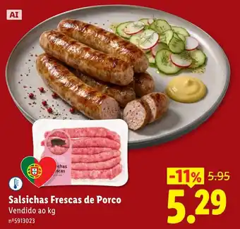 Salsichas Frescas de Porco