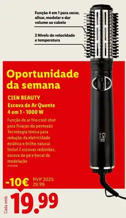 Lidl escova de ar quente 4 em 1 promoção