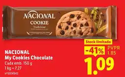 Lidl Nacional my cookies chocolate promoção