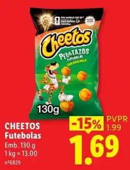 Lidl Cheetos futebolas promoção