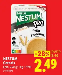 Lidl Nestum cereais promoção