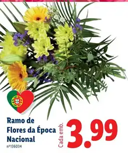 Lidl Ramo de Flores da Época Nacional promoção