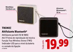 Lidl Tronic altifalante bluetooth promoção