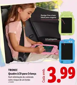 Lidl Tronic quadro lcd para criança promoção