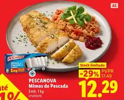 Lidl Pescanova Mimos de Pescada promoção