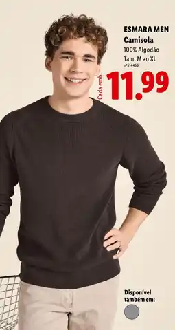 Lidl Esmara men camisola promoção
