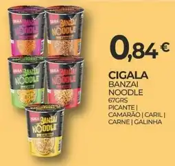 Miranda Supermercados Cigala banzai noodle promoção