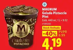 Lidl magnum crackables pistachio promoção