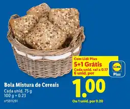 Lidl Bola Mistura de Cereais promoção