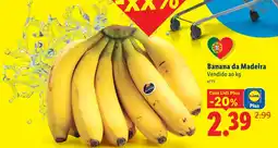 Lidl Banana da Madeira promoção