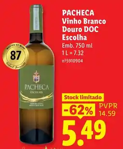 Lidl Pacheca vinho branco Douro Doc promoção
