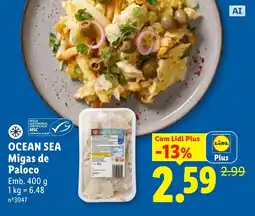 Lidl Ocean Sea Migas de Paloco promoção