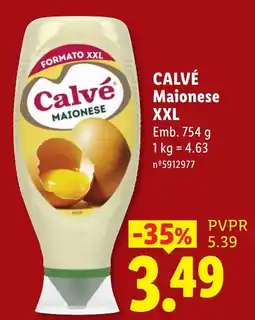 Lidl Calvé maionese promoção