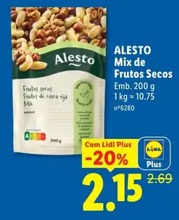 Lidl Alesto Mix de Frutos Secos promoção