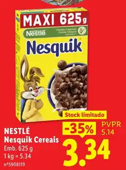 Lidl Nestlé Nesquik Cereais promoção
